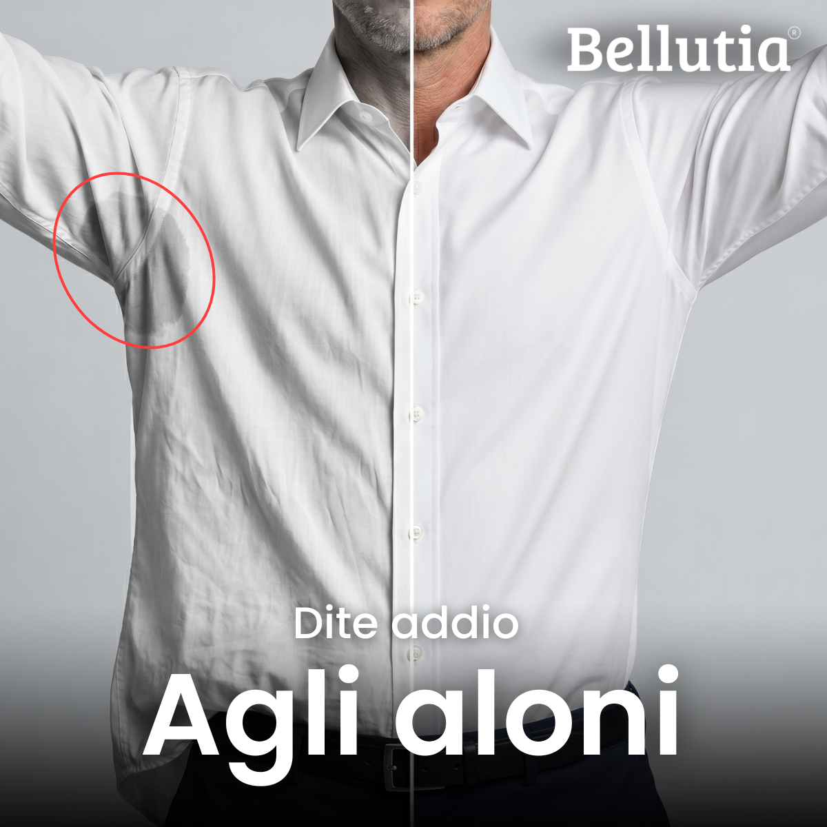 Camicia Antipiega a Taglio Aderente